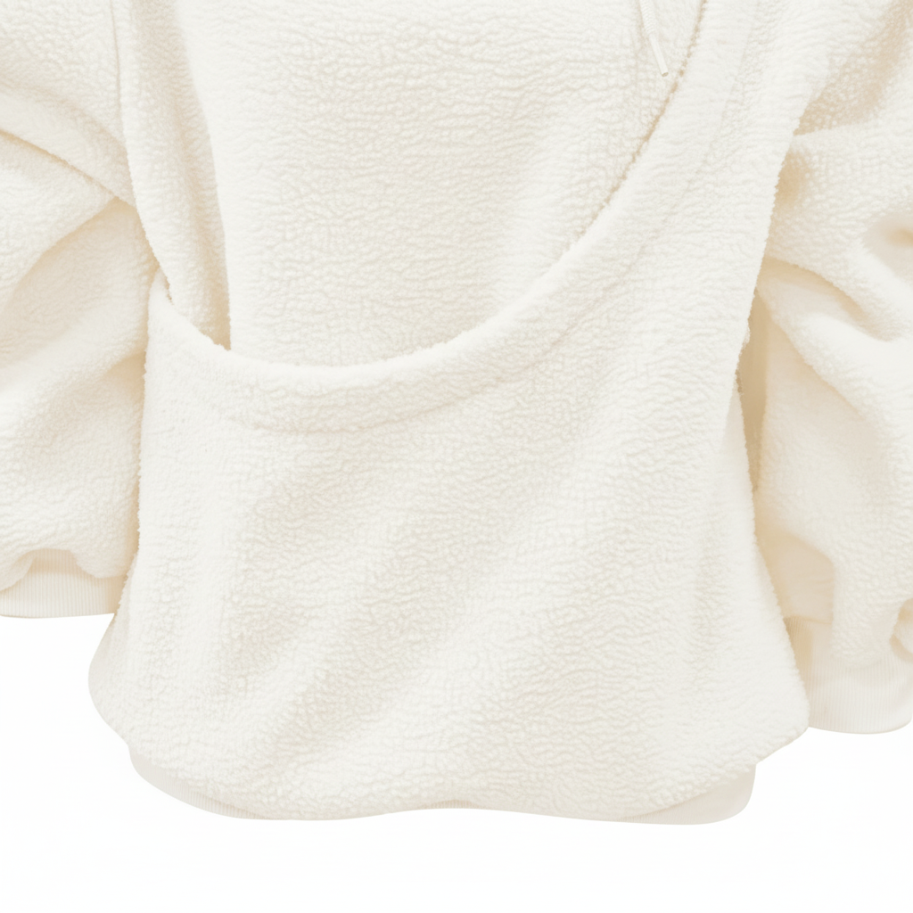 NUGGAL Unisex Oversized Fleece Pet Pouch Hoodie