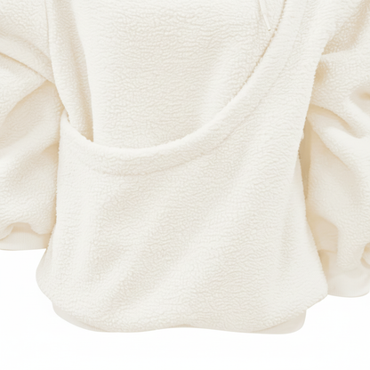 NUGGAL Unisex Oversized Fleece Pet Pouch Hoodie