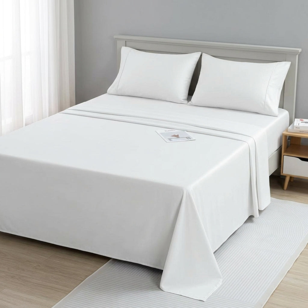 NUGGAL Pet Hair-Resistant Bamboo Sheet Set – Breathable, Sustainable Comfort for Pet Owners