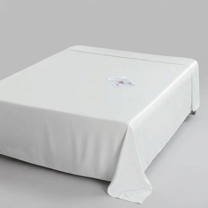 NUGGAL Pet Hair-Resistant Bamboo Flat Sheet – Soft, Sustainable, and Pet-Friendly Comfort