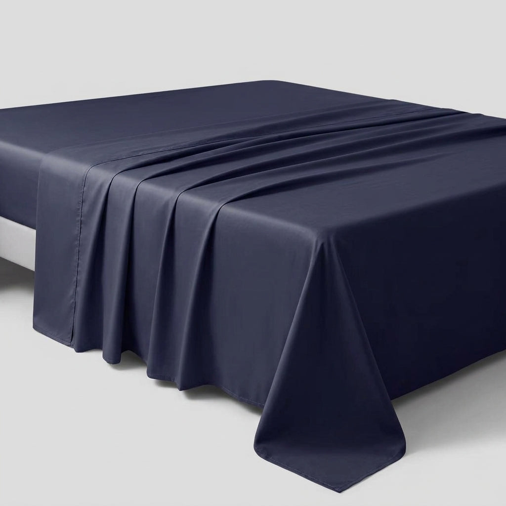 NUGGAL Pet Hair-Resistant Bamboo Flat Sheet – Soft, Sustainable, and Pet-Friendly Comfort