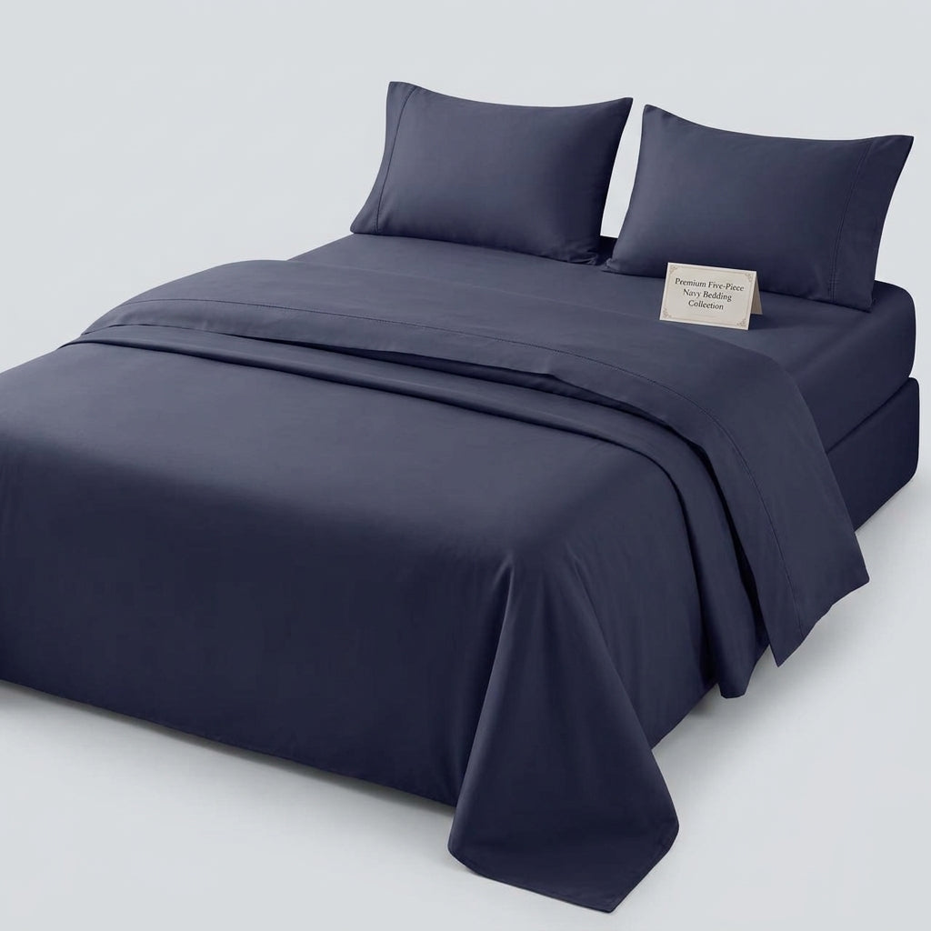 NUGGAL Pet Hair-Resistant Bamboo Full Sheet & Duvet Cover Set – Ultimate Eco-Friendly Comfort for Pet Owners