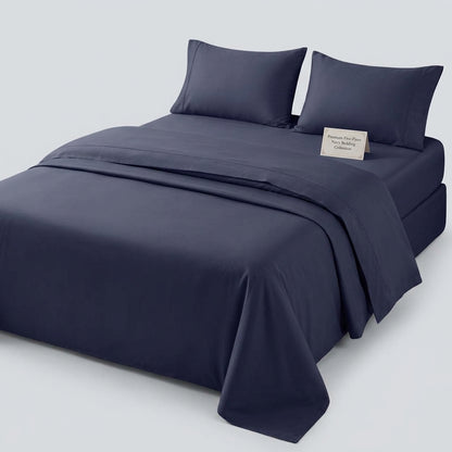NUGGAL Pet Hair-Resistant Bamboo Full Sheet & Duvet Cover Set – Ultimate Eco-Friendly Comfort for Pet Owners