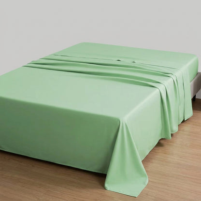 NUGGAL Pet Hair-Resistant Bamboo Flat Sheet – Soft, Sustainable, and Pet-Friendly Comfort