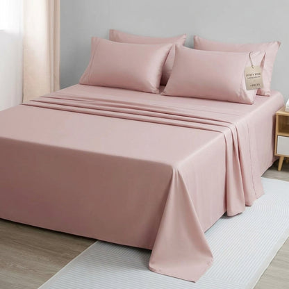 NUGGAL Pet Hair-Resistant Bamboo Sheet Set – Breathable, Sustainable Comfort for Pet Owners