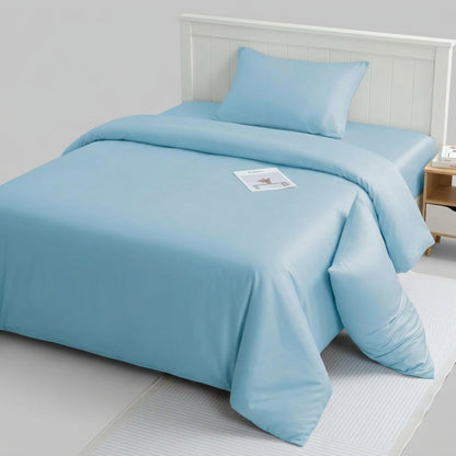 NUGGAL Pet Hair-Resistant Bamboo Duvet Cover – Eco-Friendly Comfort for Pet Owners