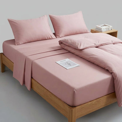 NUGGAL Pet Hair-Resistant Bamboo Full Sheet & Duvet Cover Set – Ultimate Eco-Friendly Comfort for Pet Owners