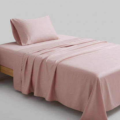 NUGGAL Pet Hair-Resistant Bamboo Flat Sheet – Soft, Sustainable, and Pet-Friendly Comfort