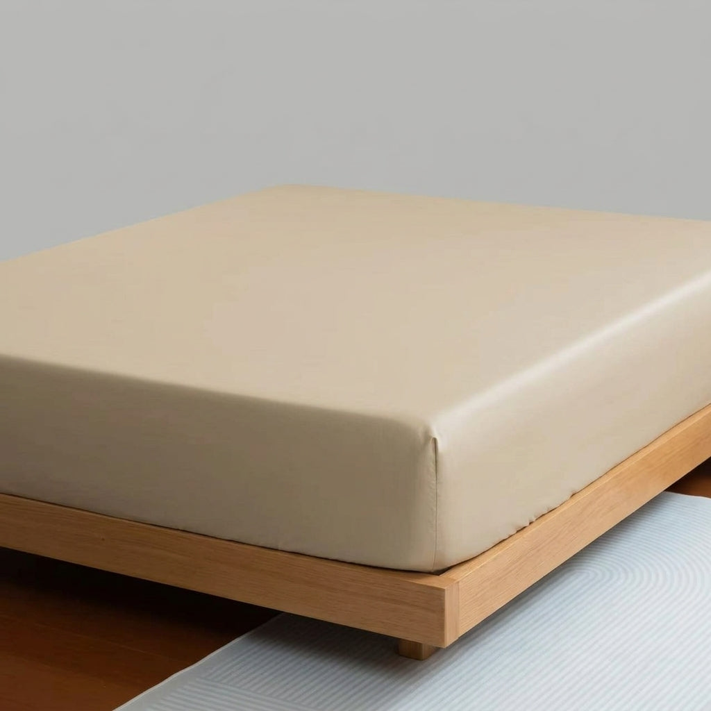 NUGGAL Pet Hair-Resistant Bamboo Fitted Sheet – Soft, Sustainable, and Pet-Friendly Comfort