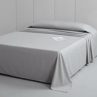 NUGGAL Pet Hair-Resistant Bamboo Flat Sheet – Soft, Sustainable, and Pet-Friendly Comfort