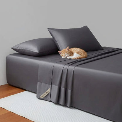 NUGGAL Pet Hair-Resistant Bamboo Sheet Set – Breathable, Sustainable Comfort for Pet Owners