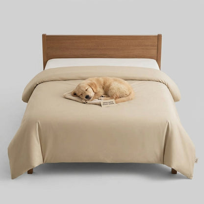 NUGGAL Pet Hair-Resistant Bamboo Duvet Cover – Eco-Friendly Comfort for Pet Owners