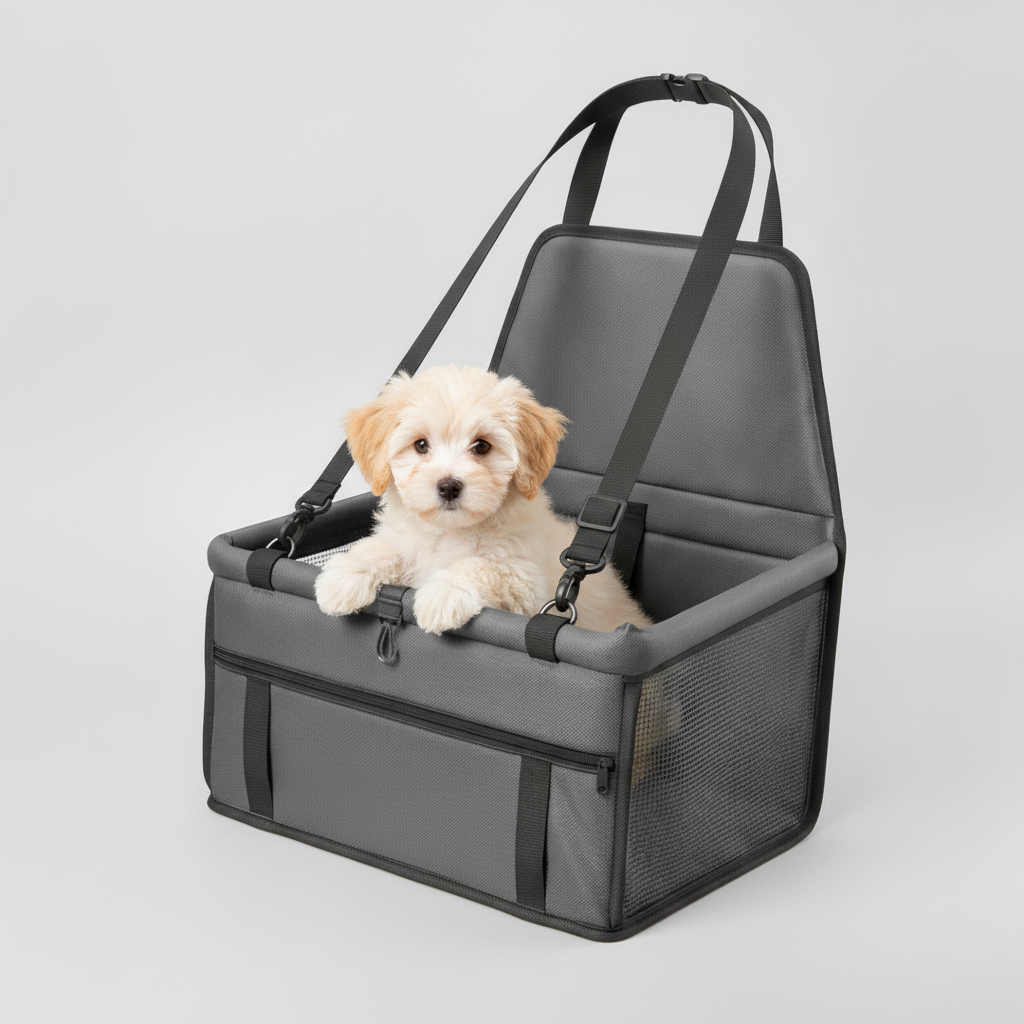 NUGGAL Premium Pet Car Booster Seat & Carrier