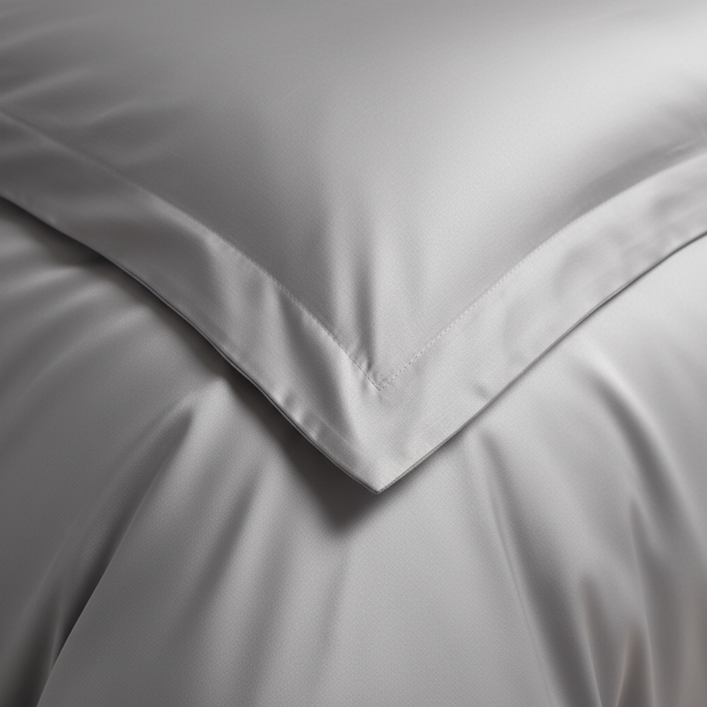 NUGGAL Pet Hair Repellent Bamboo Sheet & Duvet Cover Set Airy Grey