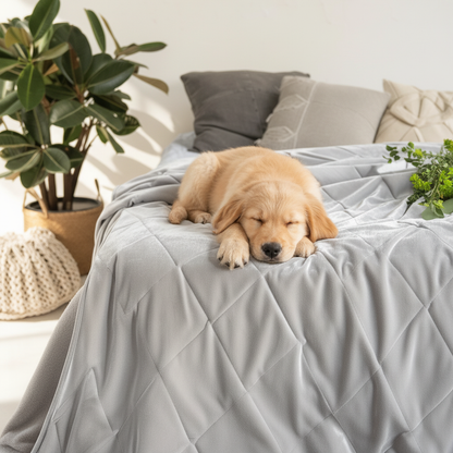 NUGGAL Répulsif pour poils d'animaux, Couette rafraîchissante, Brume argentée