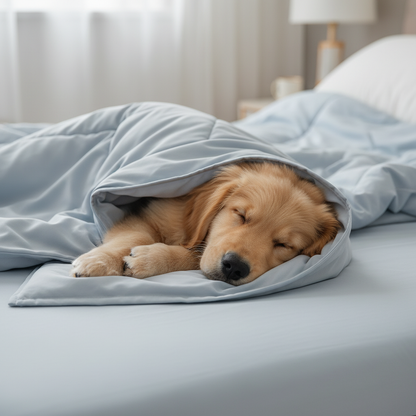 NUGGAL Pet Hair Repellent Cooling Comforter Skyline Grey