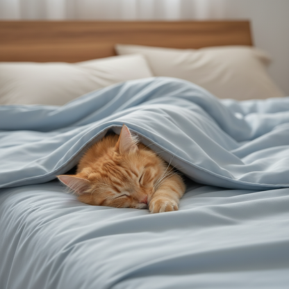 NUGGAL Pet Hair Repellent Cooling Comforter Skyline Grey