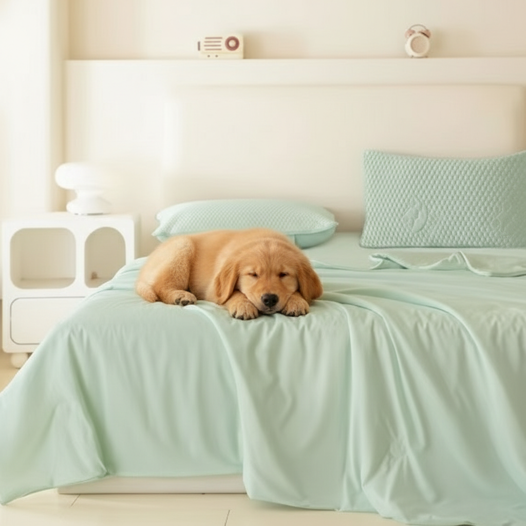 NUGGAL Pet Hair Repellent Cooling Comforter