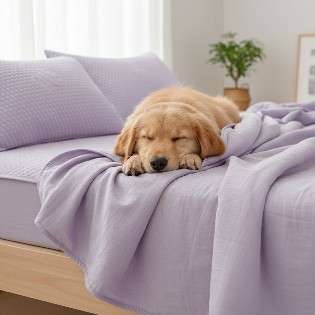 NUGGAL Pet Hair Repellent Cooling Comforter