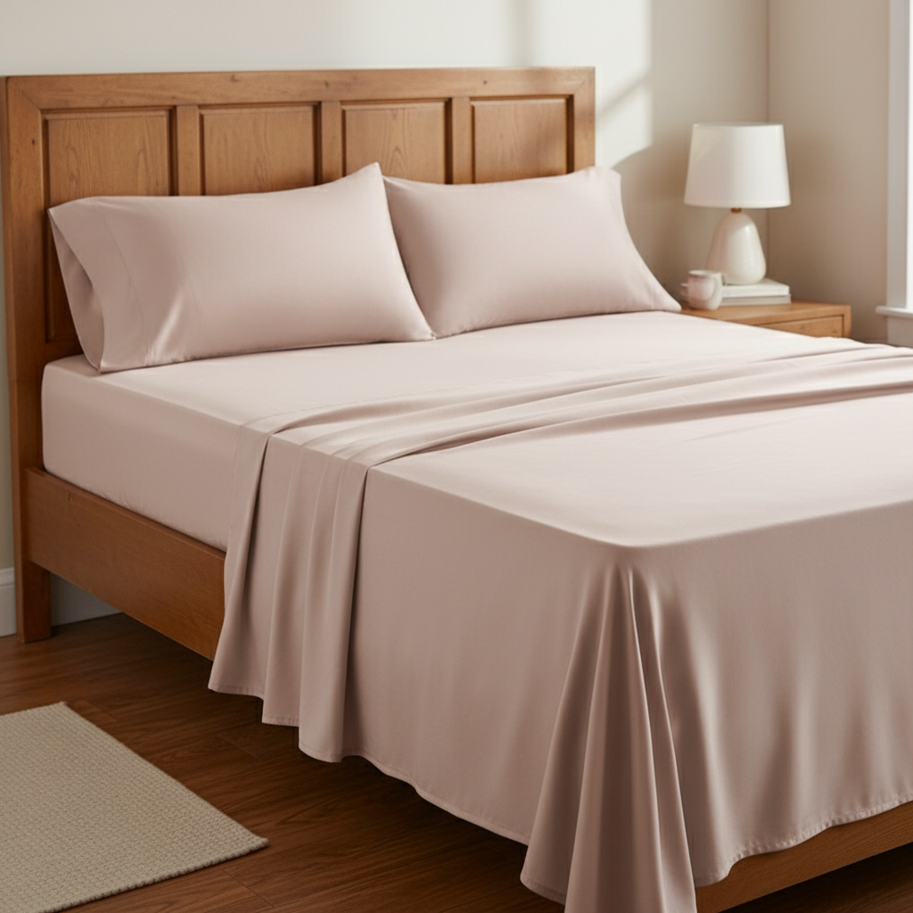 Drap plat en bambou NUGGAL résistant aux poils d'animaux – Doux, durable et confortable pour les animaux