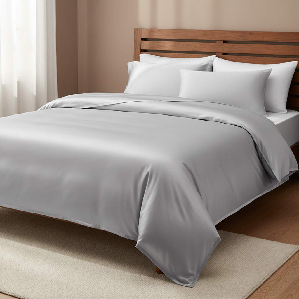 Housse de couette en bambou NUGGAL résistante aux poils d'animaux – Confort écologique pour les propriétaires d'animaux