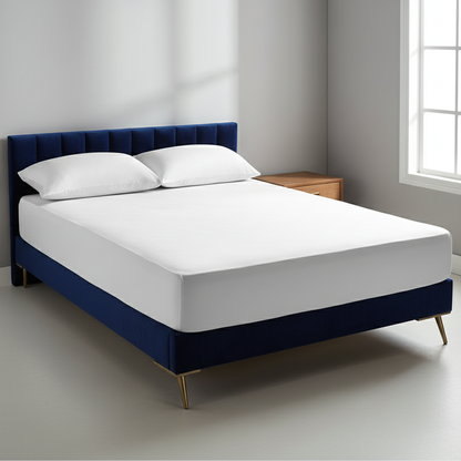 Drap-housse en bambou NUGGAL résistant aux poils d'animaux – Doux, durable et confortable pour les animaux