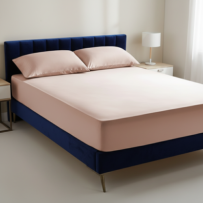 Drap-housse en bambou NUGGAL résistant aux poils d'animaux – Doux, durable et confortable pour les animaux