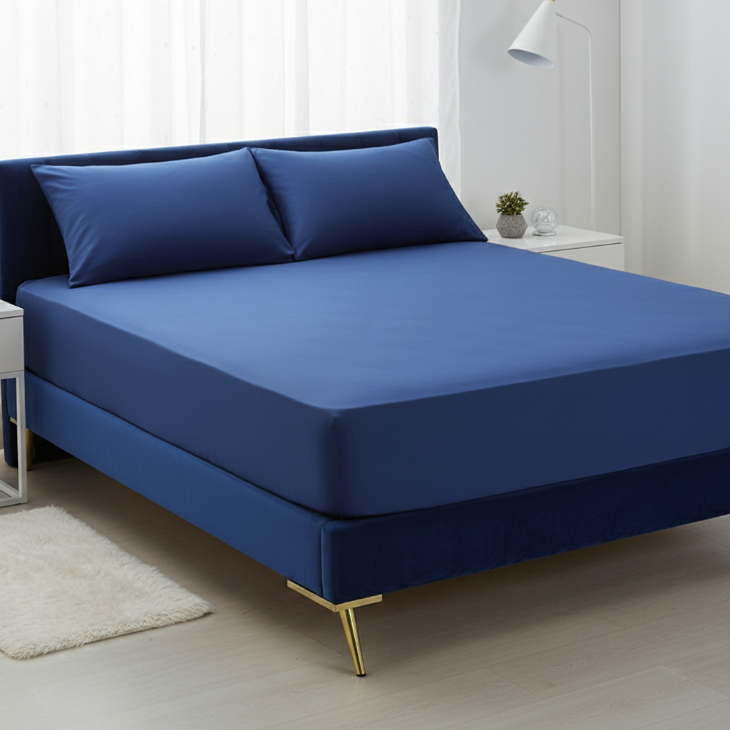 Drap-housse en bambou NUGGAL résistant aux poils d'animaux – Doux, durable et confortable pour les animaux