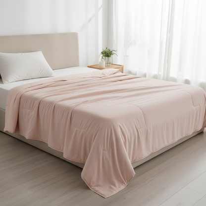 NUGGAL Pet Hair Repellent Cooling Comforter Tangerine Mist