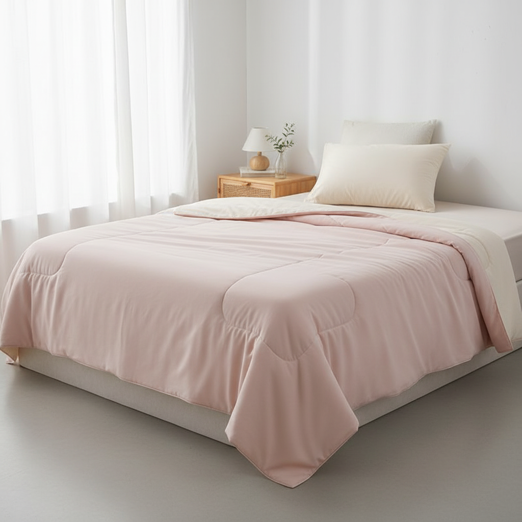 NUGGAL Pet Hair Repellent Cooling Comforter Tangerine Mist