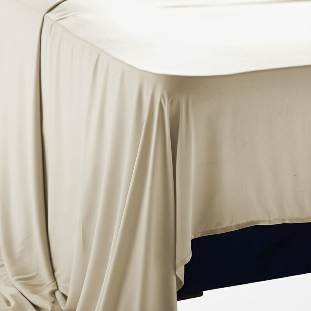 Drap plat en bambou NUGGAL résistant aux poils d'animaux – Doux, durable et confortable pour les animaux