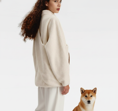 NUGGAL Unisex Kangaroo Pouch Fleece Sweater