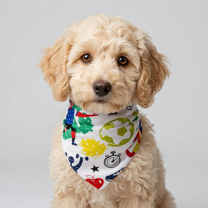 Nuggal Game Day Pet Bandana – Sports Theme Scarf for Cats & Dogs