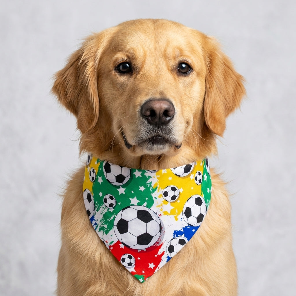 Nuggal Game Day Pet Bandana – Sports Theme Scarf for Cats & Dogs