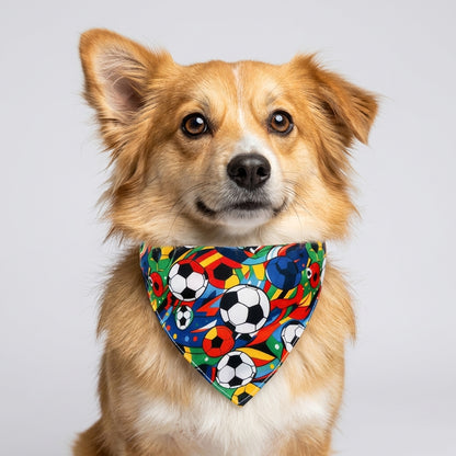 Nuggal Game Day Pet Bandana – Sports Theme Scarf for Cats & Dogs