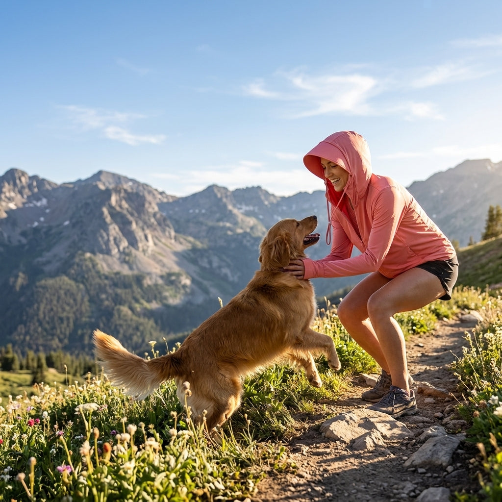 NUGGAL Pet Hair Resistant | Ultimate Women’s Lightweight UV Shield Sun Hoodie