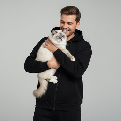 Sweat à capuche technique unisexe NUGGAL résistant aux poils d'animaux