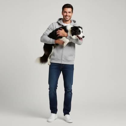 Sweat à capuche technique unisexe NUGGAL résistant aux poils d'animaux