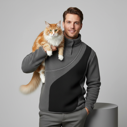 NUGGAL Unisex Kangaroo Pouch Fleece Sweater