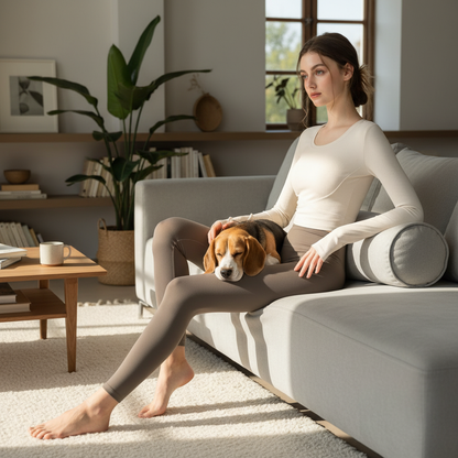 Short technique NUGGAL résistant aux poils d'animaux (3 pouces)