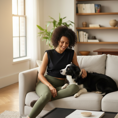 Short technique NUGGAL résistant aux poils d'animaux (3 pouces)
