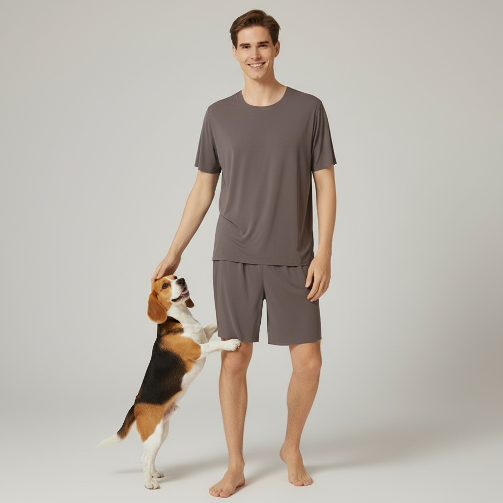 Ensemble de vêtements de détente NUGGAL résistant aux poils d'animaux pour lui