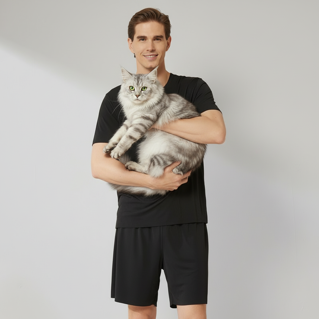 Ensemble de vêtements de détente NUGGAL résistant aux poils d'animaux pour lui