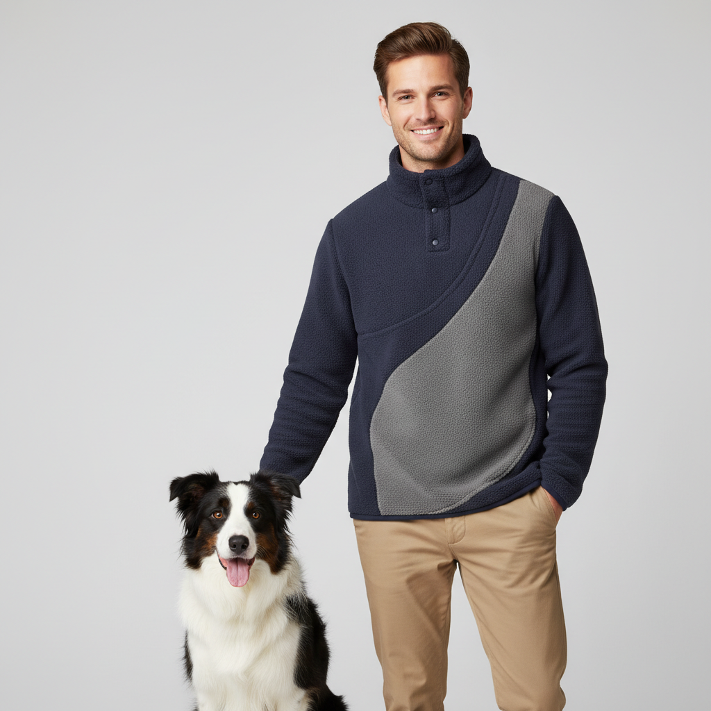 NUGGAL Unisex Kangaroo Pouch Fleece Sweater