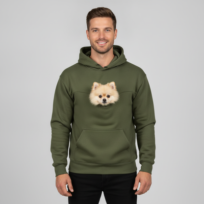 NUGGAL Pet Pouch Hoodie – Cozy Unisex Hoodie with Zippered Pet Carry Pocket