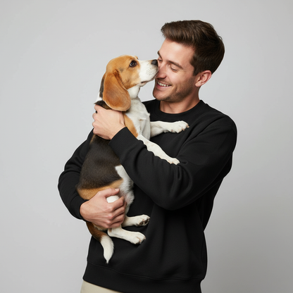 Sweat-shirt technique unisexe NUGGAL résistant aux poils d'animaux