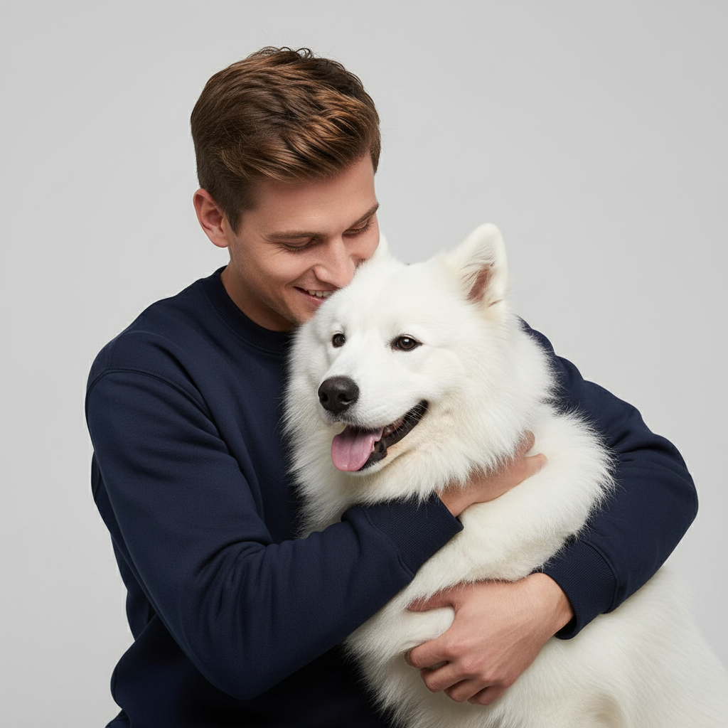 Sweat-shirt technique unisexe NUGGAL résistant aux poils d'animaux