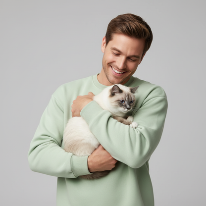 Sweat-shirt technique unisexe NUGGAL résistant aux poils d'animaux