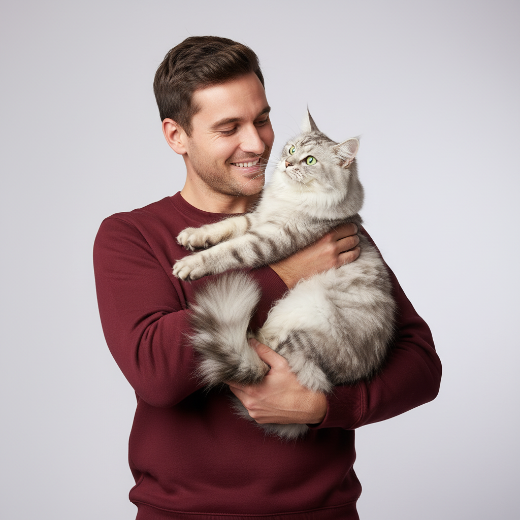 Sweat-shirt technique unisexe NUGGAL résistant aux poils d'animaux