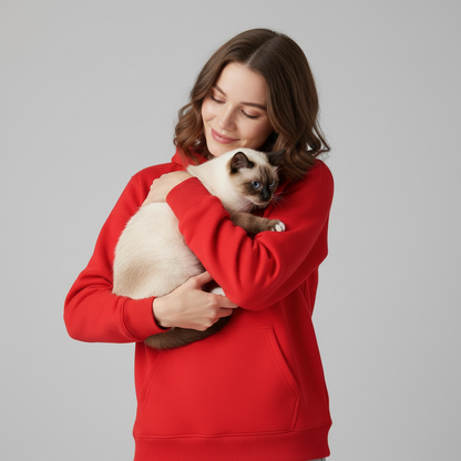 Sweat à capuche technique unisexe NUGGAL résistant aux poils d'animaux